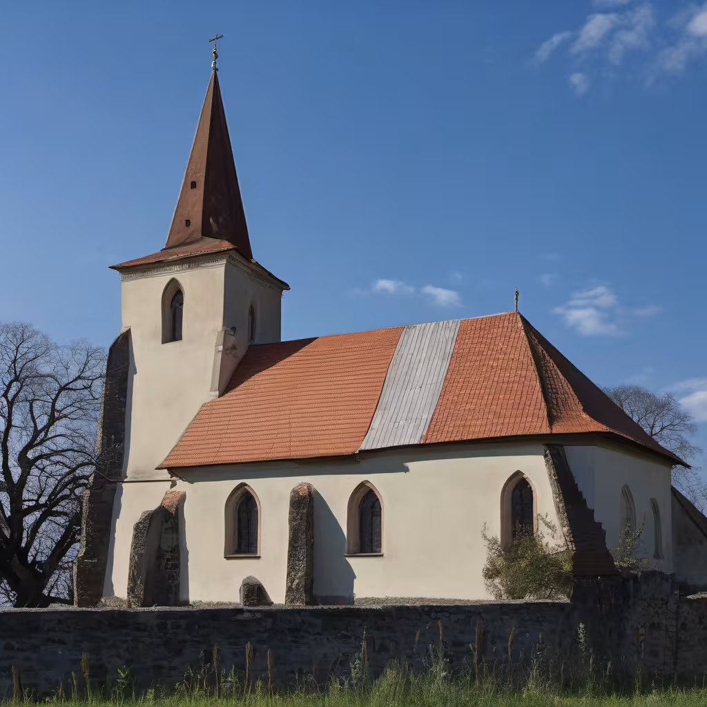 Historická podoba – kostel svatého Jiří (Tři Bubny)
