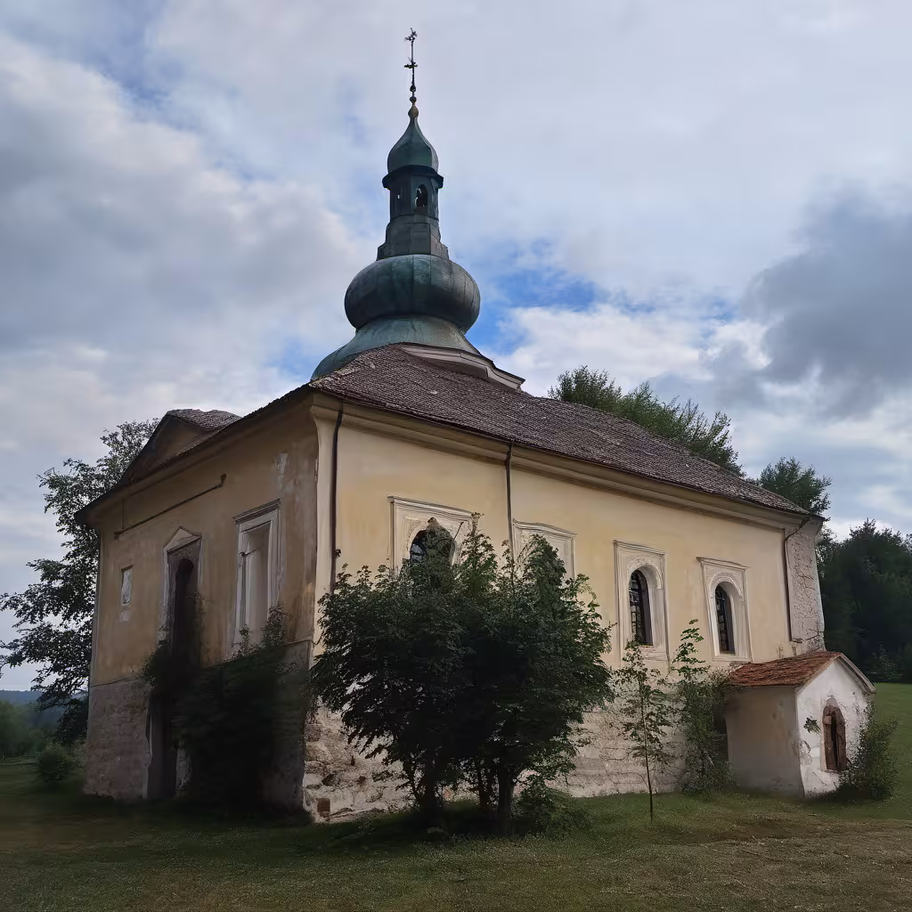 Historická podoba – kostel svatého Jiljí v Křinci