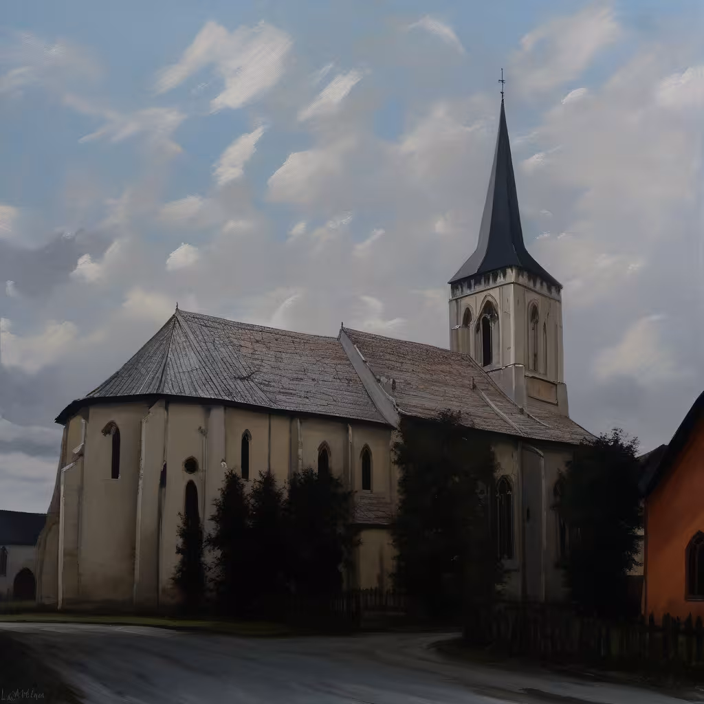 Historická podoba – Kostel svatého Linharta (Dolní Studénky)
