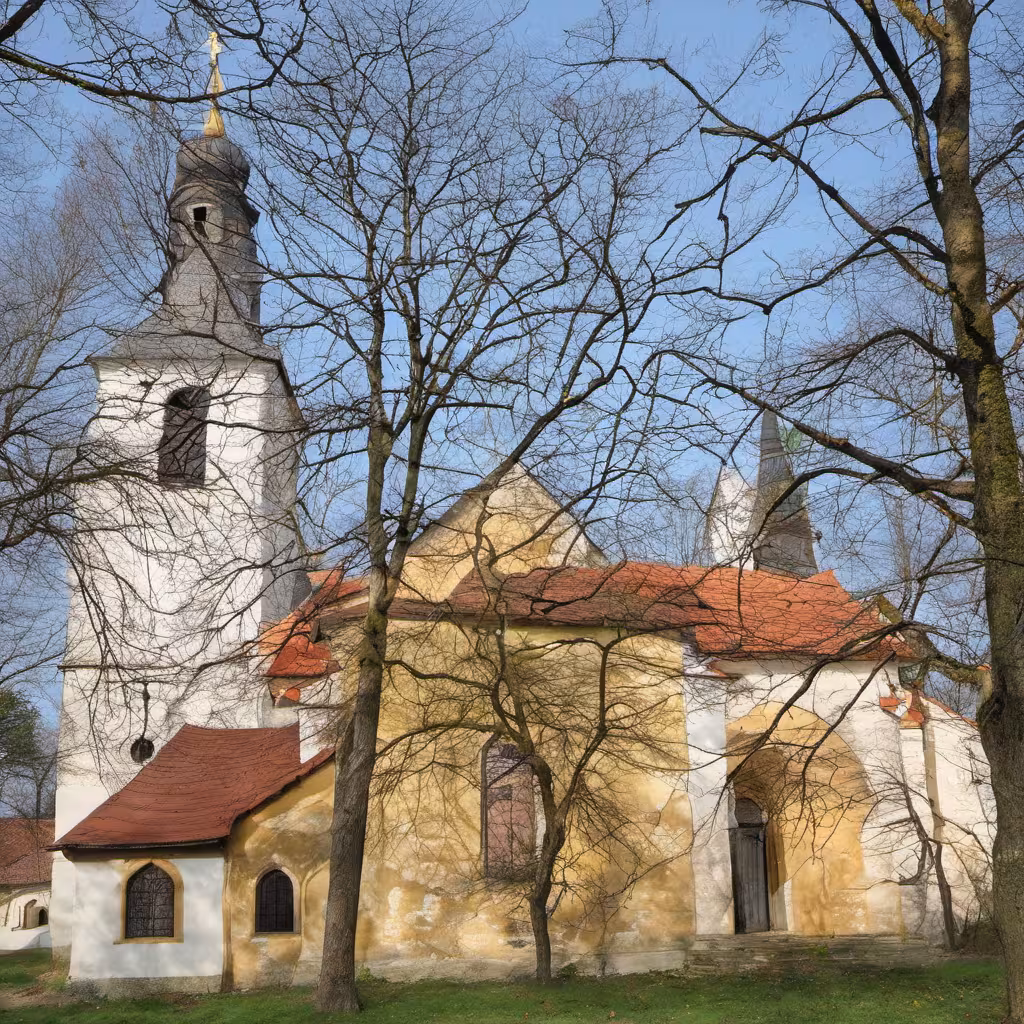 Historická podoba – Kostel svatého Martina a Navštívení Panny Marie v Liběšicích