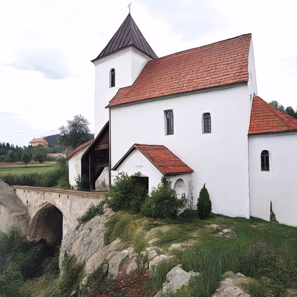 Historická podoba – Kostel svatého Martina v Tožici