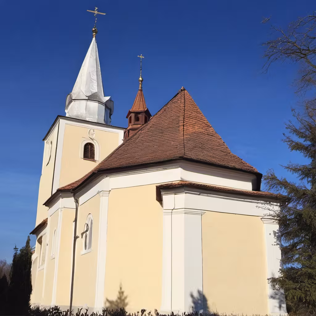 Historická podoba – kostel svatého Mikuláše (Veverské Knínice)
