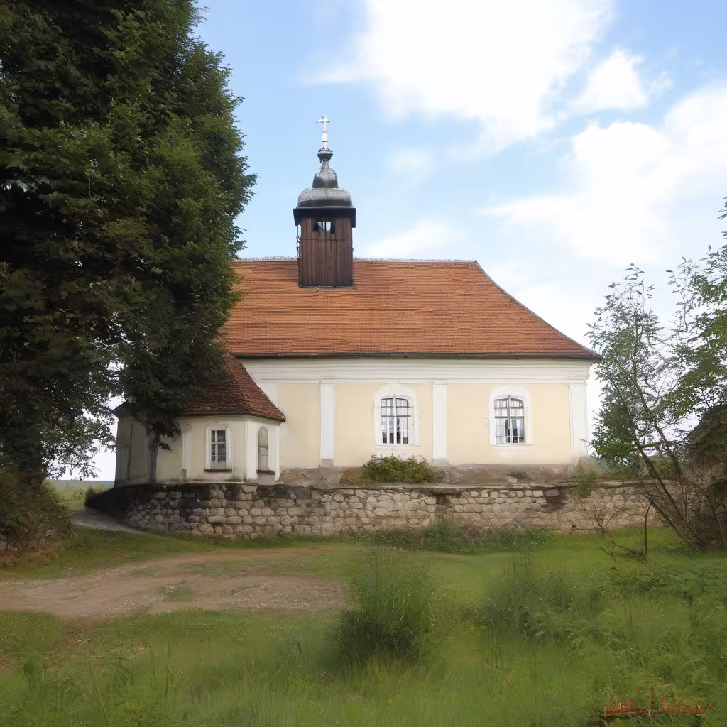 Historická podoba – kostel svatého Mikuláše v Němčicích