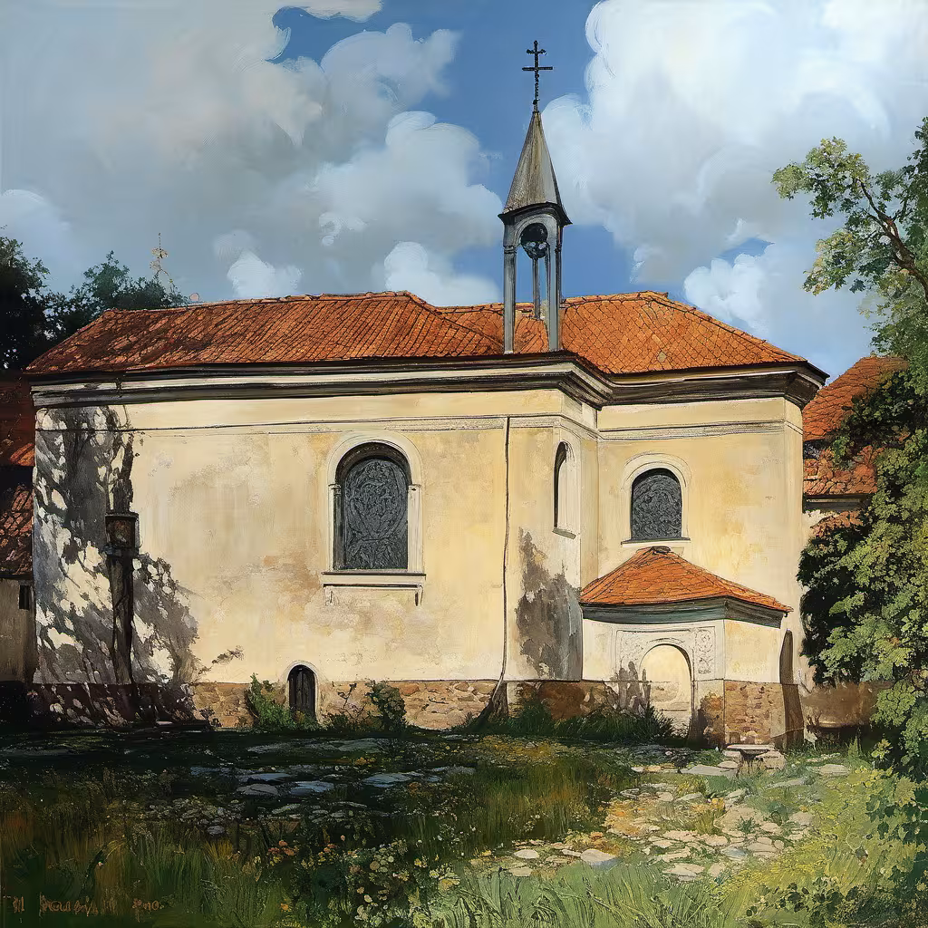 Historická podoba – kostel svatého Prokopa ve Svémyslicích