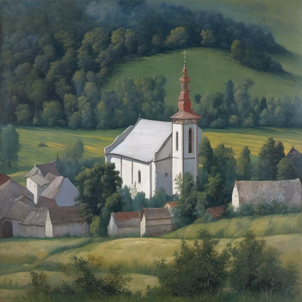 Historická podoba – kostel svatého Tomáše (Domašov)