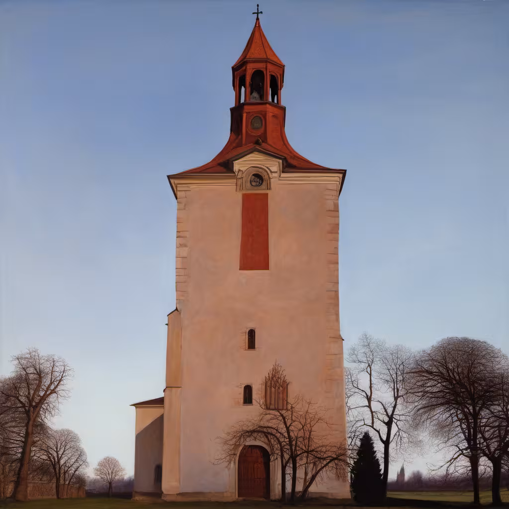 Historická podoba – Kostel svatého Václava (Číbuz)