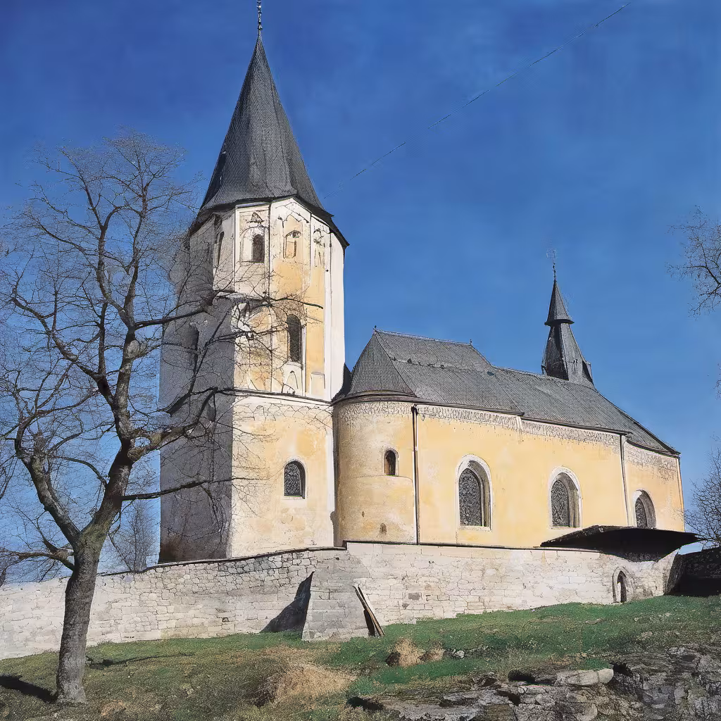 Historická podoba – kostel svatého Václava (Činěves)