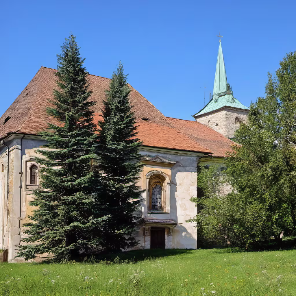 Historická podoba – Kostel svatého Vavřince (Ovesné Kladruby)
