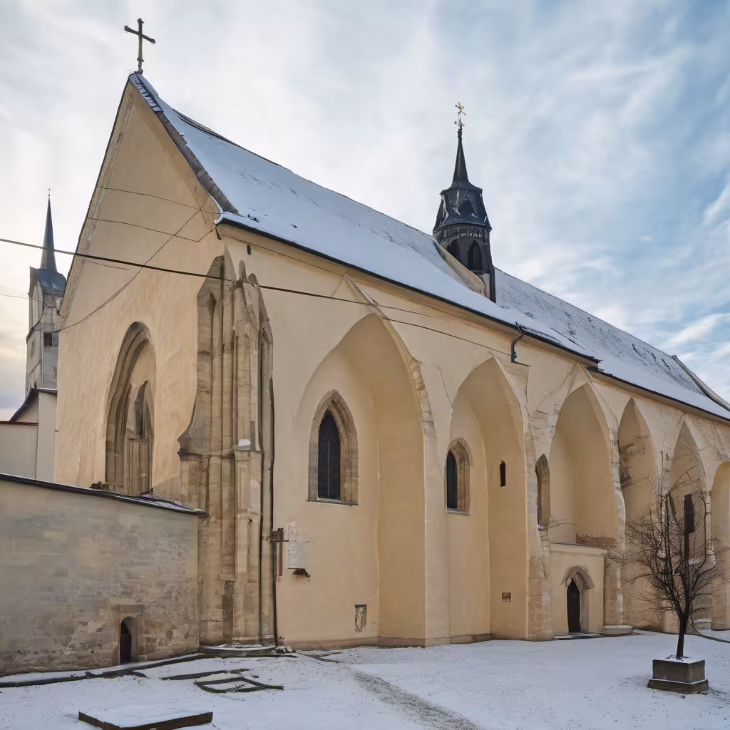 Historická podoba – Kostel svatého Vavřince v Mělníku