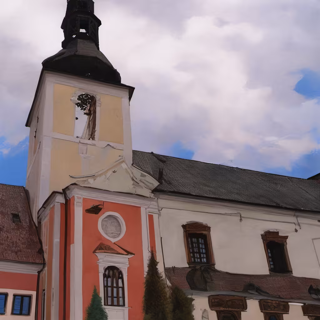 Historická podoba – Kostel svatého Vojtěcha (Broumov)