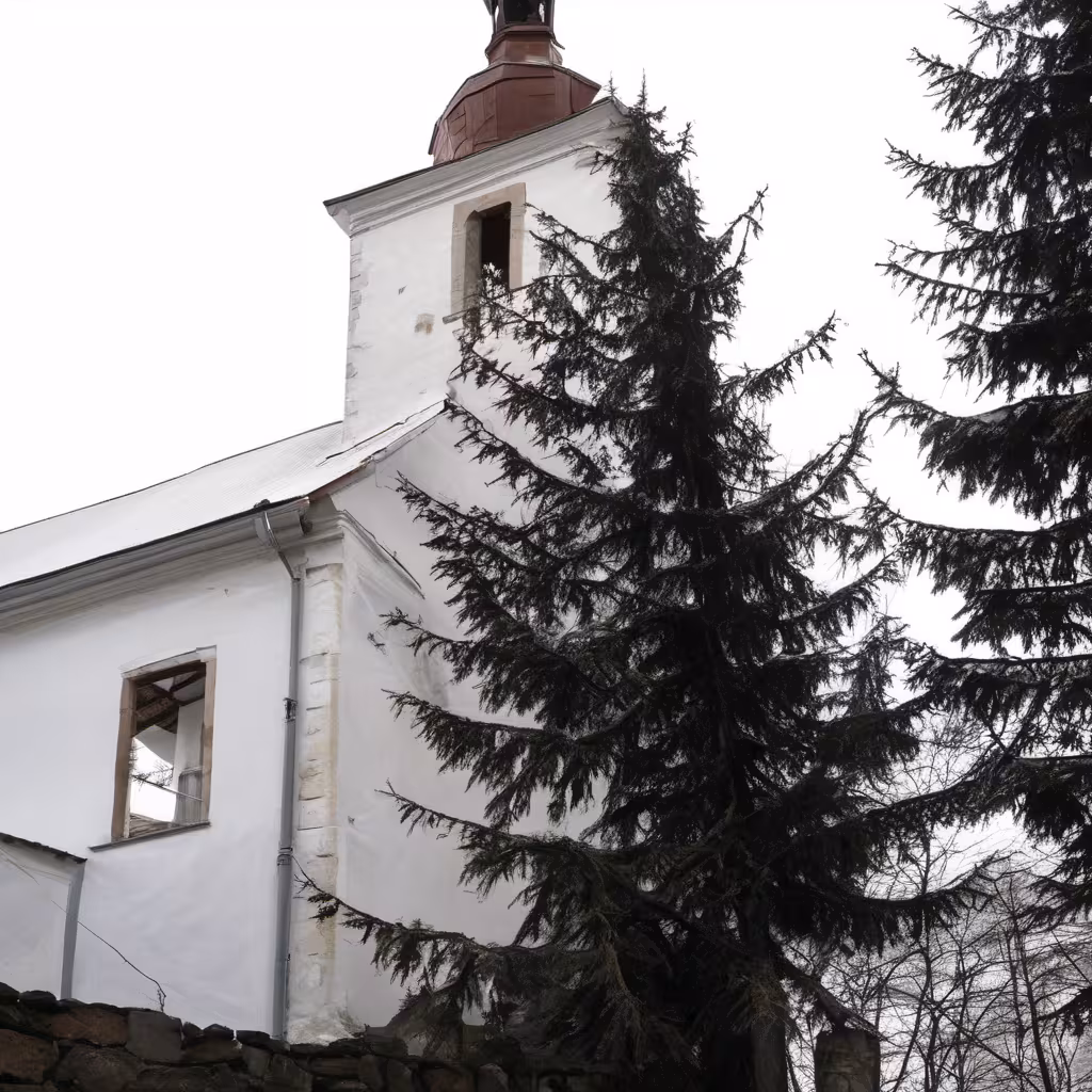 Historická podoba – Kostel Všech svatých (Sedloňov)
