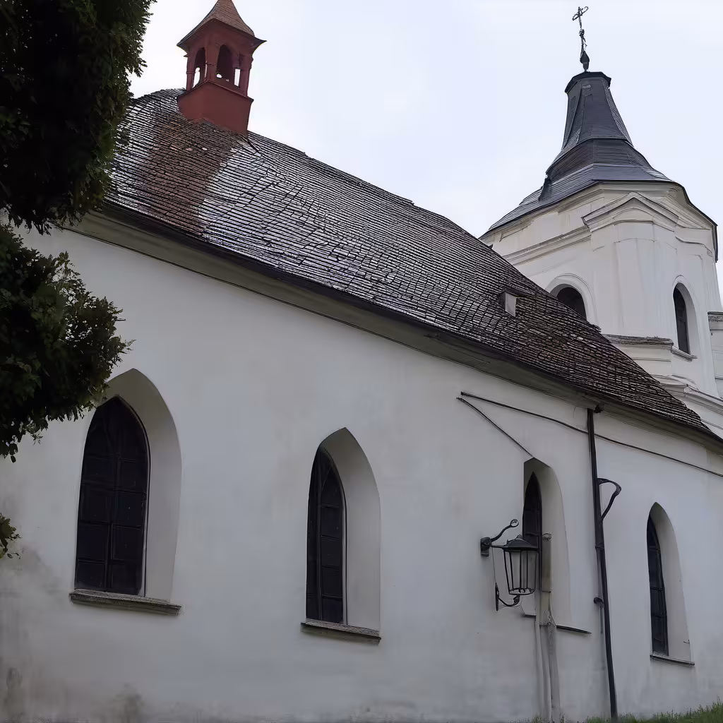 Historická podoba – Kostel Všech svatých (Volyně)