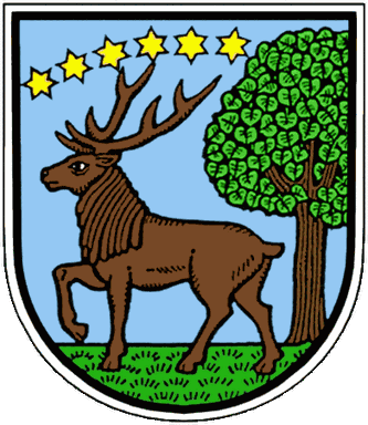 Znak obce Prackov